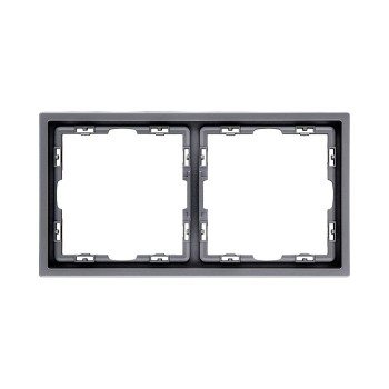 Рамка 2-кратная серый Kollinger Eclipse EC2GY фото