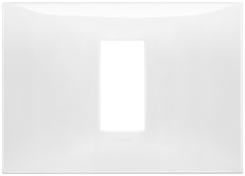 Накладка на 1 модуль центрально для коробки на 3 модуля, белая Vimar Neve Up 09671.01 фото