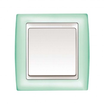 82613-30 Рамка декоративная, 1 пост, с подсветкой по периметру, разъём для подключения выключателя одноклавиш Simon 82 фото