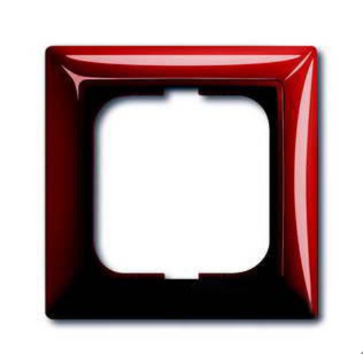 

1725-0-1516 Рамка Basic 55 Foyer-red 1-постовая ABB, Basic 55 2511-97-507