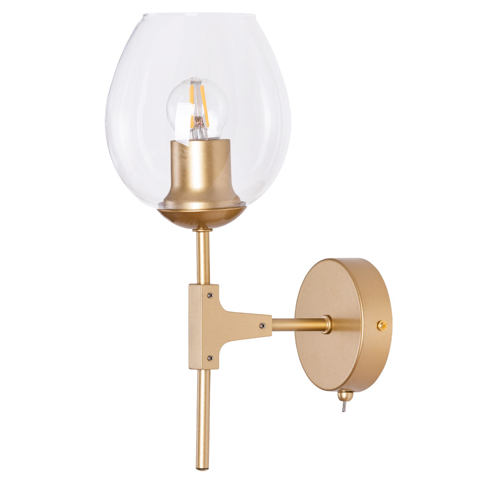 

Бра Yuka A4103AP-1GO Arte Lamp, Золотой, Yuka A4103AP-1GO