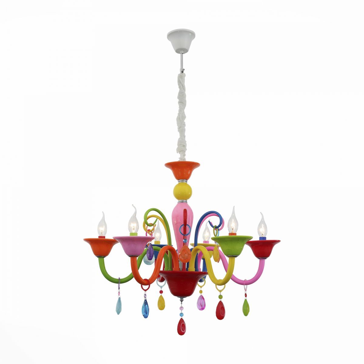 

Люстра подвесная ST Luce Delizia SL672.963.06, Разноцветный, Delizia SL672.963.06