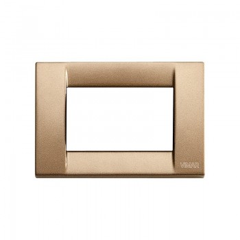 16733.22 Рамка Idea Classica Бронза 3-модульная Vimar фото