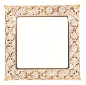 FD01521OP Рамка для накладного монтажа San Sebastian Патинированное золото 1-постовая Fede фото