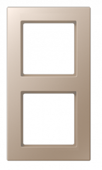 AC582CH Рамка A Creation Шампань 2-постовая Jung фото