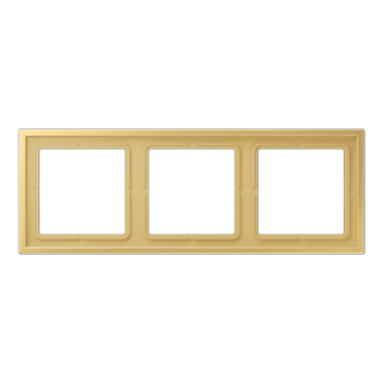 LSZME983BFC Рамка LS ZERO Латунь Classic 3-постовая Jung фото