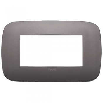 19684.29 Рамка Arke Round Никель темный 4 модуля Vimar фото