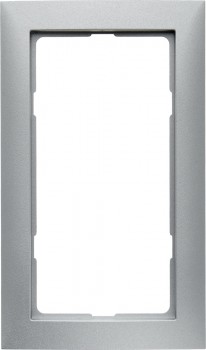13099939 Рамка с большим вырезом S.1 Алюминий матовый 2-постовая Berker фото
