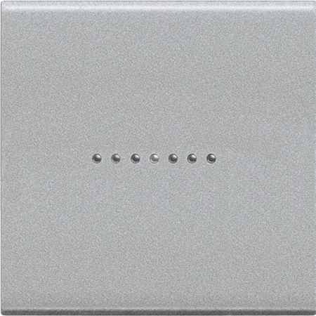 

NT4916M2 LivingLight клавиша акс.выкл. 2х алю. Bticino, LivingLight Air NT4916M2