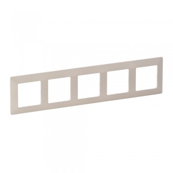 754045 Рамка Valena Life Слоновая кость 5-постовая Legrand фото