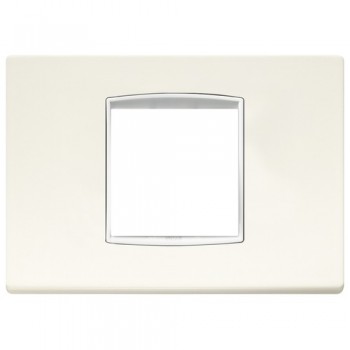 20652.B01 Рамка Eikon Total Look Арктический белый 2 модуля Vimar фото