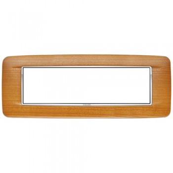 20687.C36 Рамка Eikon Chrome Round Вишня американская 7 модулей Vimar фото