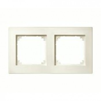 MTN515244 Рамка M-Plan Бежевый 2-постовая Merten фото