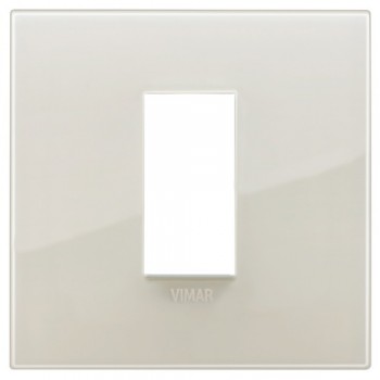 19641.67 Рамка Arke Classic слоновая кость 1 модуль Vimar фото
