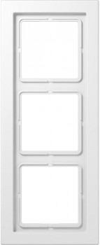 LSD983BFWW Рамка LS Design Белый 3-постовая Jung фото