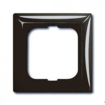1725-0-1506 Рамка Basic 55 Chateau-black 1-постовая ABB фото