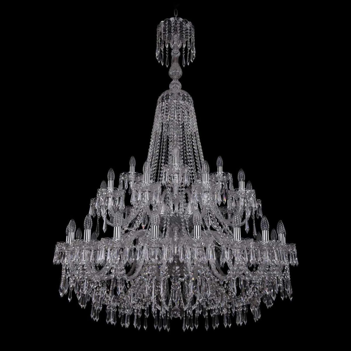 

Подвесная люстра Bohemia Ivele 1403/20+10+5/400/XL-164/2d/Ni, Никель, 1403 Nickel 1403/20+10+5/400/XL-164/2d/Ni