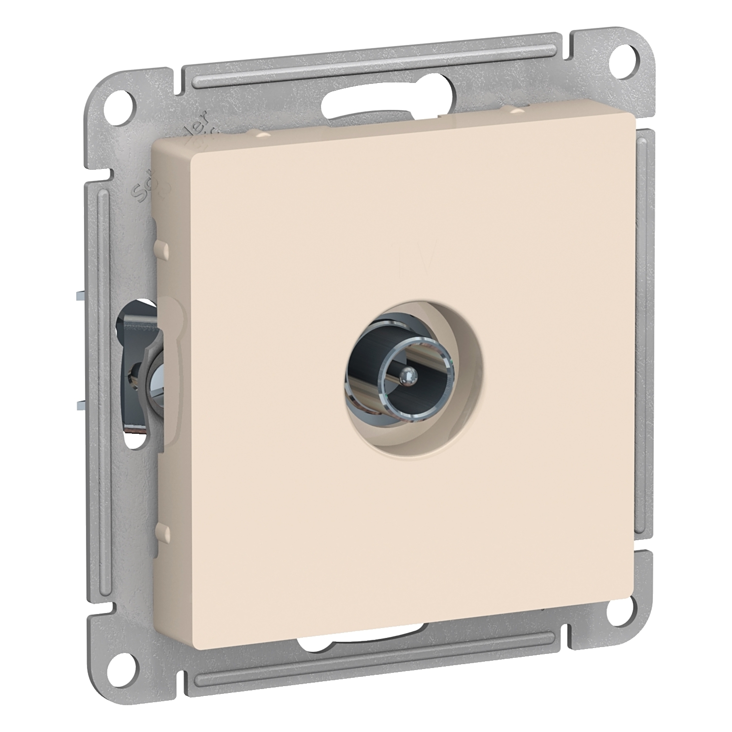

ATN000292 Atlasdesign TV Розетка проходная 4DB, механизм, Бежевый Schneider Electric, Atlasdesign ATN000292