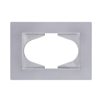 Рамка для двойной розетки серый Kollinger Aspekt AT120GY фото