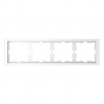 MTN4040-6535 Рамка D-Life Белый лотос 4-постовая Merten фото