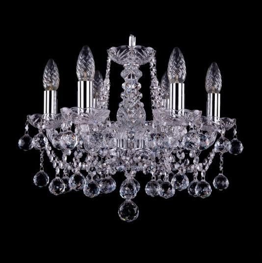 

Подвесная люстра Bohemia Ivele 1413/6/141/Ni/Balls, Хром, 1413 Nickel 1413/6/141/Ni/Balls