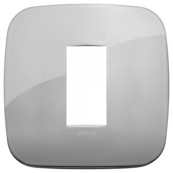 19671.28 Рамка Arke Round Хром 1 модуль Vimar фото