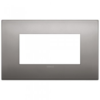 19654.10 Рамка Arke Classic Никель черный 4 модуля Vimar фото