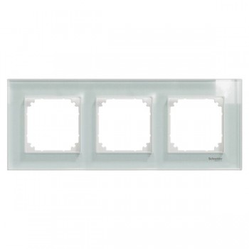 MTN4030-3220 Рамка M-Elegance Белый кристалл 3-постовая Merten фото