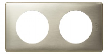 068902 Рамка Celiane Металлик Титан 2-постовая Legrand фото