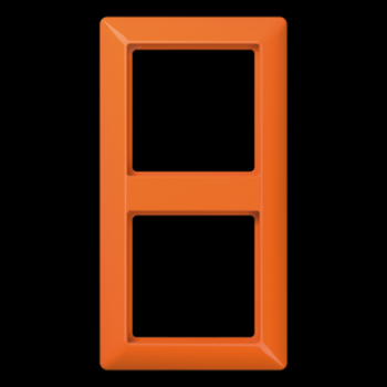 AS582BFO Рамка ударопрочная AS 500 Оранжевый 2-постовая Jung фото