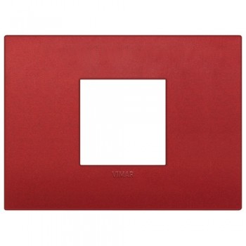 19652.75 Рамка Arke Classic Красный матовый 2 модуля Vimar фото