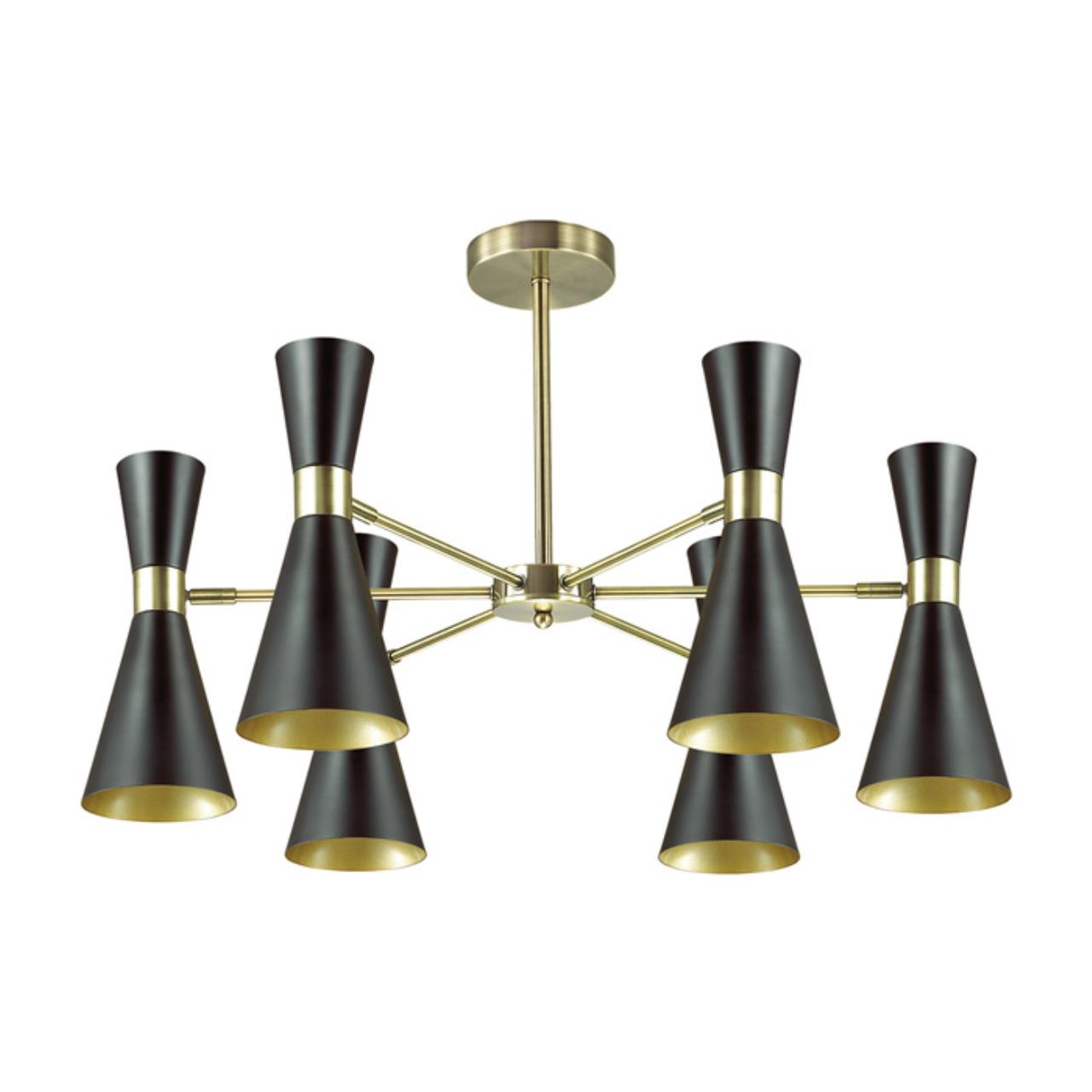 

Люстра потолочная Lumion Quinn 3662/6C, Чёрный, Quinn 3662/6C