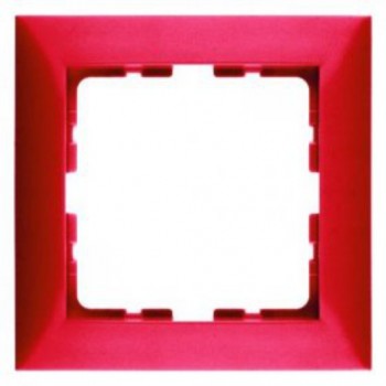 10118962 Рамка S.1 Красный с блеском 1-постовая Berker фото