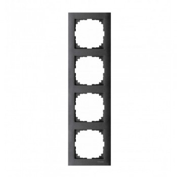 MTN4040-3614 Рамка M-Pure Антрацит 4-постовая Merten фото