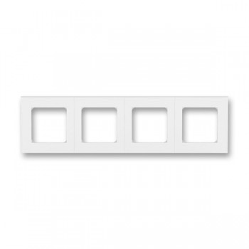 3901H-A05040 01W Рамка ABB Levit  Белый / Ледяной 4-постовая 2CHH015040A6001 фото