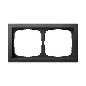 Рамка 2 поста металл оникс Systeme Electric Artgallery pure GAL312302 фото