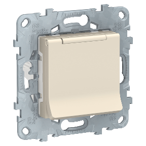 

NU503744TA Розетка с заземл., со шторками, с крышкой, 16 А, 250 В, IP40, Бежевый Schneider Electric, Unica Studio NU503744TA