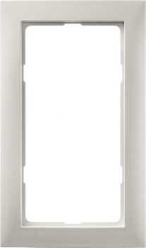 13099909 Рамка с большим вырезом S.1 Полярная белизна матовый 2-постовая Berker фото