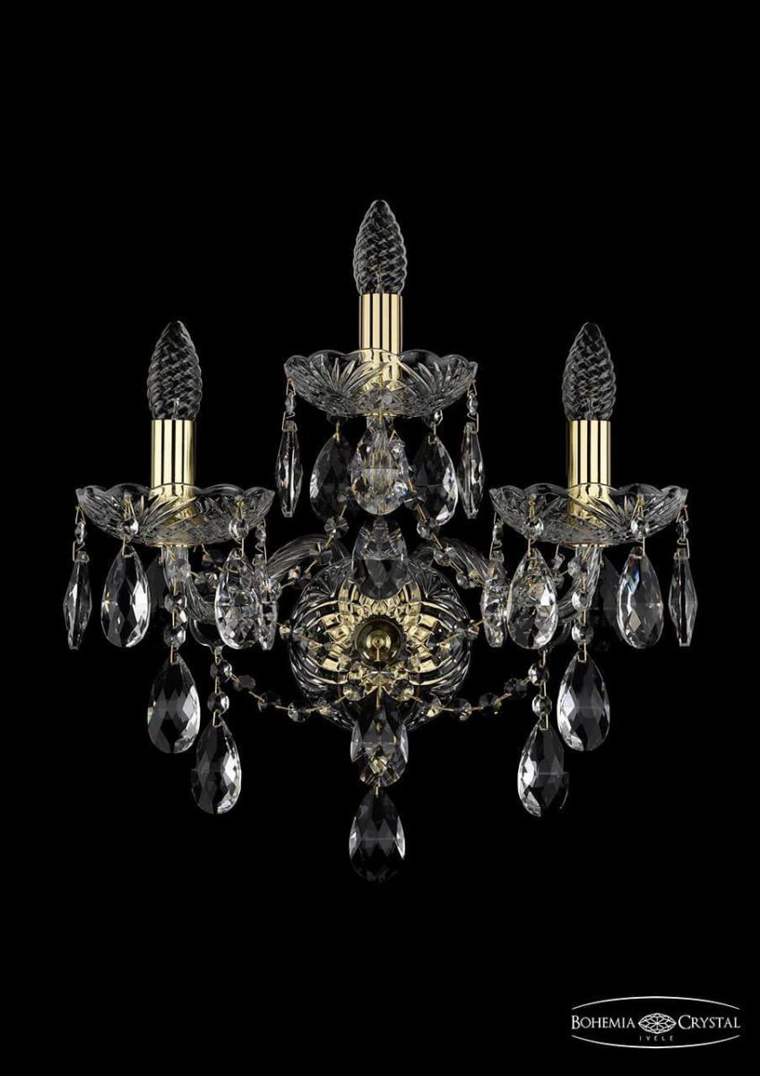 

Бра Bohemia Ivele 1415B/2+1/165/XL/G, Золотой, 1415 1415B/2+1/165/XL/G