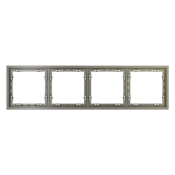 Рамка на 4 поста, шелк Voltum S70 VLS100404 фото