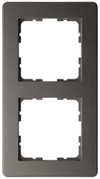 Рамка 2-постовая,  Мокко Jasmart G-Flex G1102Z фото