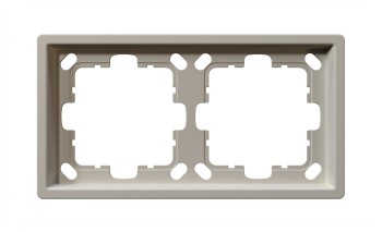 Рамка серия FD 2-постовая,  FD-Series Сахара Jasmart FD1002SH фото