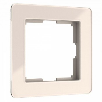 W0012743 Рамка на 1 пост Acrylic айвори Werkel a060537 фото