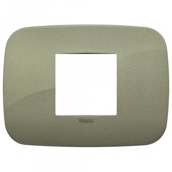 19682.87 Рамка Arke Round Зеленый 2 модуля Vimar фото