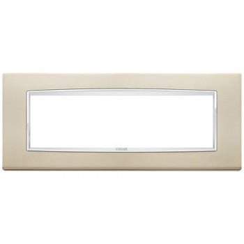 20657.C22 Рамка Eikon Chrome Classica Никель сатинированый 7 модулей Vimar фото