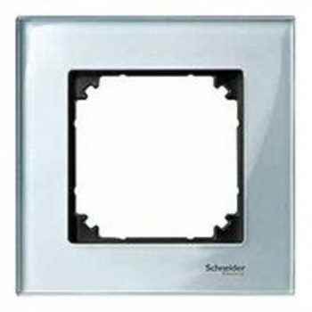 MTN4010-3260 Рамка M-Elegance Бриллиантовое серебро 1-постовая Merten фото