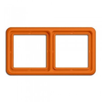 CD582O Рамка CD 500 Оранжевый 2-постовая Jung фото