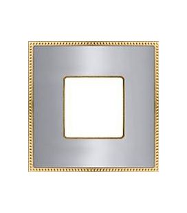 FD01431CBOB Рамка Belle Epoque Metal Хром / Золото 1-постовая Fede фото
