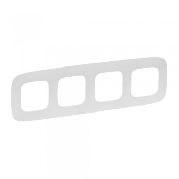 754304 Рамка Valena Allure Белый 4-постовая Legrand фото