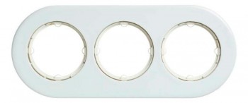 34803172 Рамка 3-ная, белый фарфор Fontini DO фото